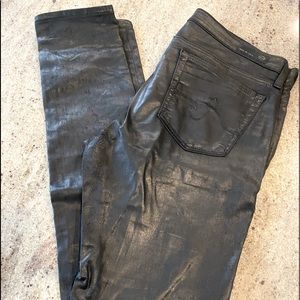 AG Faux Leather Legging Jeans